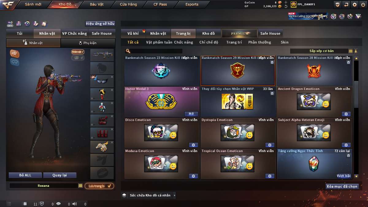 shop acc cf uy tin gia re